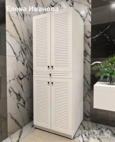 Шкаф за пералня и сушилня с рафтове , снимка 4 - Шкафове - 52377573