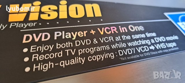Samsung Dvd-Vhs, снимка 7 - Плейъри, домашно кино, прожектори - 40626797
