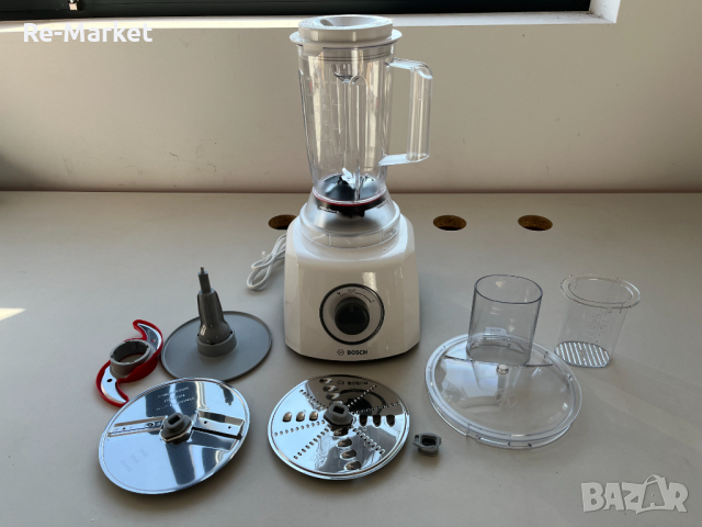 Кухненски робот Bosch MultiTalent 3 800 W Бяло, снимка 4 - Кухненски роботи - 44862085