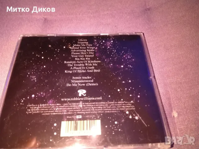 Robbie Williams-Intensive care CD компакт диск отличeн, снимка 2 - CD дискове - 50302761
