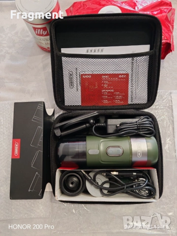 Преносима кафемашина HiBrew Нов модел Premium пълен комплект, снимка 2 - Кафемашини - 51456090