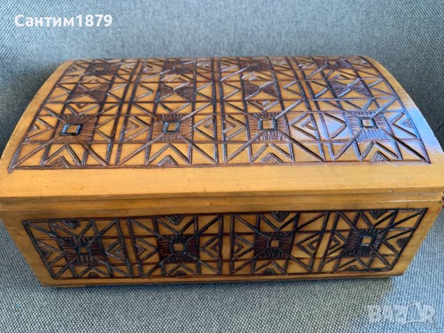 Красива дървена кутия за бижута-7