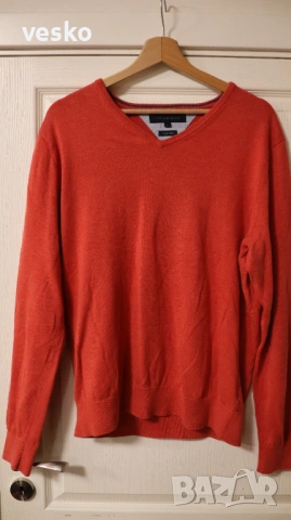 Пуловер Tommy Hilfiger (Червен и сив)