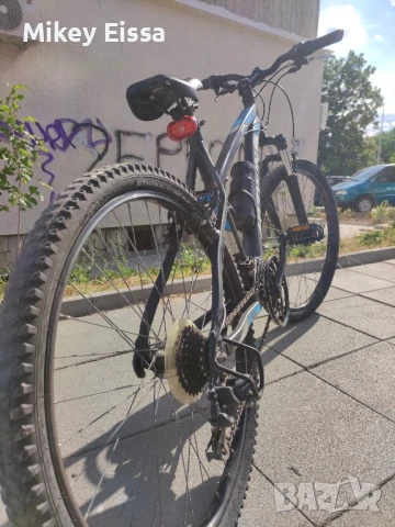 Велосипед B-twin 26 тъмно сив, снимка 15 - Велосипеди - 50842366