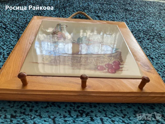 Дървена стойка за ключове, снимка 4 - Други стоки за дома - 50275399