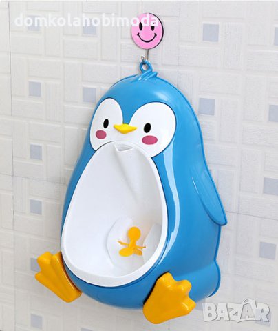 Детски писоар с подвижна тавичка, Пингвин, 37x16x22 см, Наличен в 3 цвята, снимка 5 - За банята - 38186882