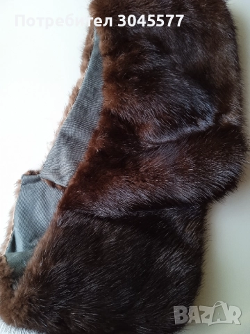 Яка от естествен косъм норка НОВО, снимка 3 - Шалове - 39773691