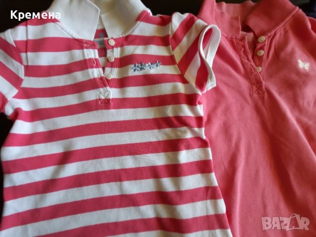 детска блузка за момиче, тип "лакосте", 110/116, 4броя-14лв, снимка 4 - Детски тениски и потници - 36789025