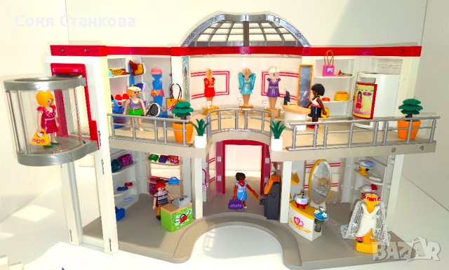 Playmobil 5485 - Двуетажен Мол/Магазин, снимка 4 - Образователни игри - 43182914