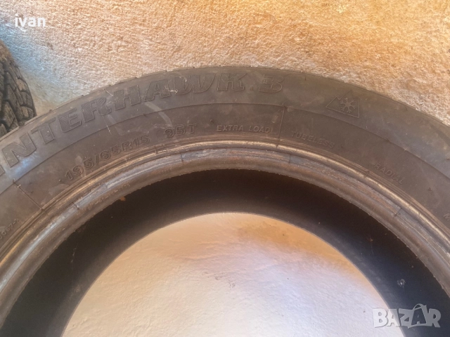 2бр. Зимни гуми FIRESTONE WINTERHAWK 3 195/65 R15, снимка 6 - Гуми и джанти - 51521281