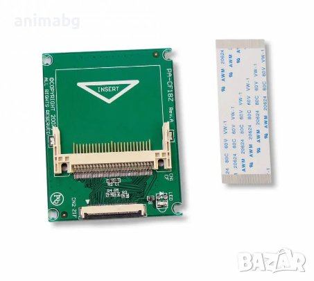 ANIMABG Преобразувател ZIF 1.8" към CF хард диск HDD SSD PSP PC компютър гейминг конзола лаптоп Lapt, снимка 5 - Други - 44059492