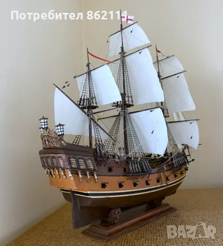 Макет на ветроходен кораб, снимка 3 - Колекции - 48173299