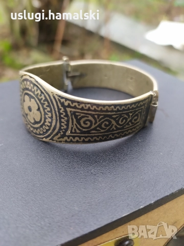 Стара гривна/накит, снимка 2 - Антикварни и старинни предмети - 52989822