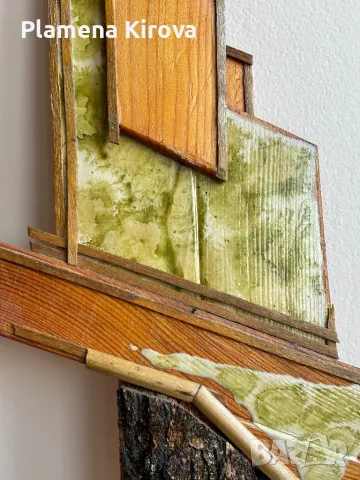 Дървена декорация за окачване, снимка 2 - Декорация за дома - 48803408