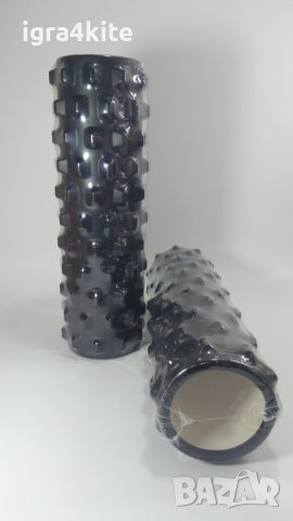 НОВ МОДЕЛ Големи Foam roller 45x14 със силно изразена структура РОЛЕР ФОУМ, снимка 8 - Йога - 40765132