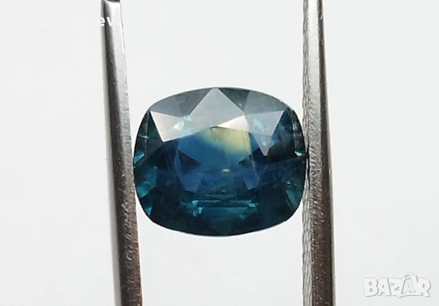 Сапфир с цвета на Карибите - 1.50кт.! Нов!, снимка 11 - Пръстени - 47267772