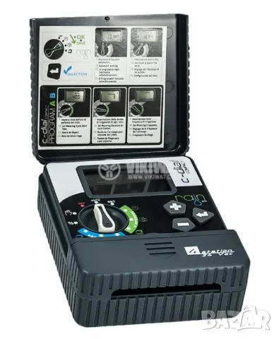 Програматор за напояване C-DIAL  за 4 зони, 9 VDC