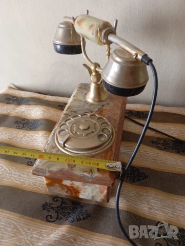 Настолен телефон за декорация винтидж, снимка 4 - Други ценни предмети - 50934277