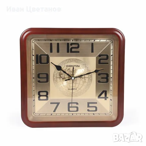 Стенен квадратен часовник - Безшумен