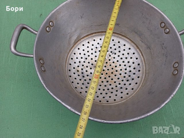 Стар алуминиев гевгир БДС, снимка 4 - Аксесоари за кухня - 35628842