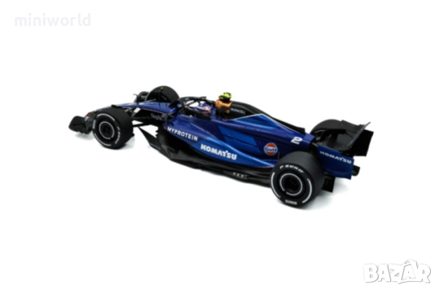 Williams F1 Team FW46 n.2 Saudi Arabien GP 2024 A.Ablon - мащаб 1:18 на Solido моделът е нов в кутия, снимка 4 - Колекции - 52804659
