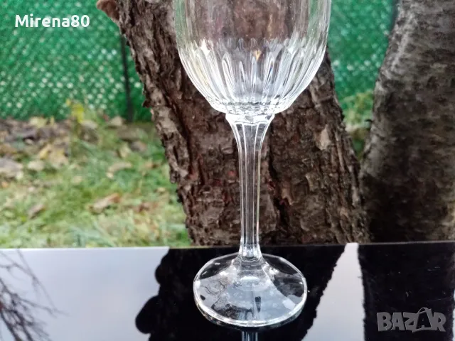 Кристални чаши за вино, шампанско - 4 бр., снимка 5 - Чаши - 48360317