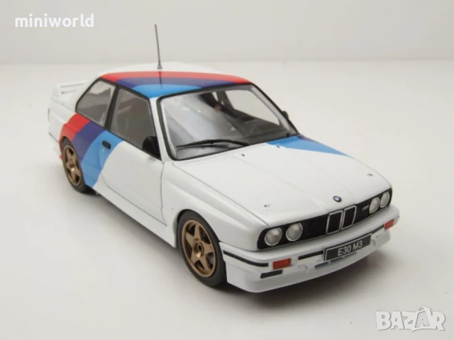 BMW M3 E30 1989 - мащаб 1:24 на Whitebox моделът е нов в кутия, снимка 7 - Колекции - 50614537