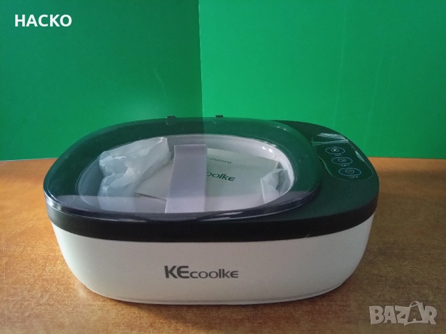 Ултра Звукова Вана KECOOLKE SU750ml с дигитален таймер за почистване на бижута ЧИСТО НОВА