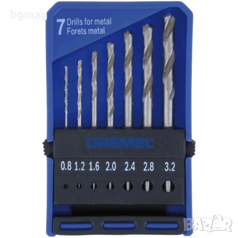 Dremel 628, комплект 7бр. свредла за машини Дремел 