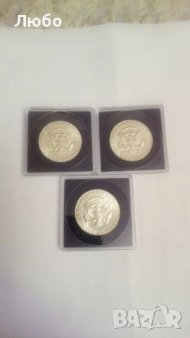 половин долар сребро 1964г, снимка 2 - Нумизматика и бонистика - 52432156