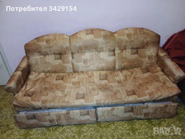 Супер Изгодно Голям Разтегателен Диван В Добро състояние.!!