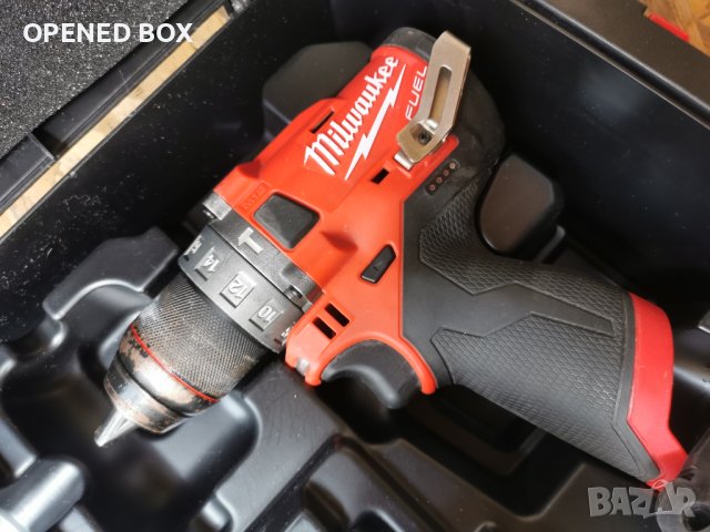 Акумулаторен ударен винтоверт Milwaukee M12FPD-402X, 12 V, 44 Nm, куфар, 2 батерии и зарядно, снимка 6 - Други инструменти - 43020329