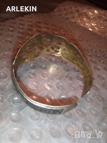 Стара сребърна руска гривна., снимка 11 - Гривни - 33677599