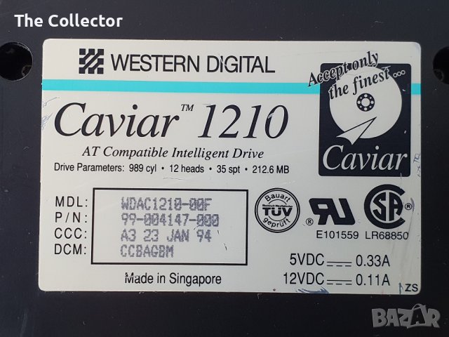 WD Caviar 1210 200MB, снимка 1 - Твърди дискове - 39609081
