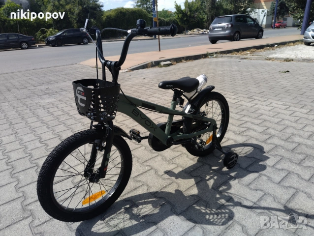 BYOX Велосипед 18" CHALLENGE зелен, снимка 8 - Велосипеди - 53558987