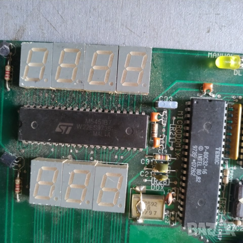 Електронна платка STM с процесор и индикатори, снимка 2 - Дънни платки - 53459820