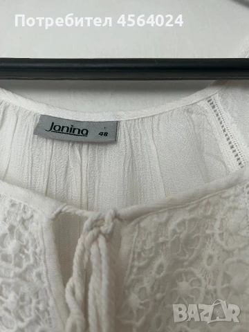 Дамска бяла риза, снимка 3 - Ризи - 51363892