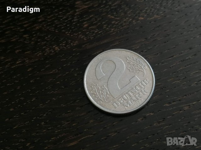 Монета - Германия - 2 марки | 1957г.; серия А, снимка 1 - Нумизматика и бонистика - 28221968