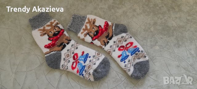 Руски вълнени чорапи, снимка 4 - Дамски чорапи - 43143688
