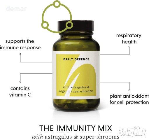 THE HERBTENDER 60 вегански адаптогенни добавки с астрагал, чага и органични супер гъби за имунитет, снимка 3 - Хранителни добавки - 43575531