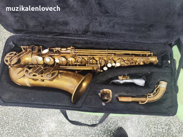 SE-710-ALB STEWART ELLIS PRO SERIES ALTO SAX /Matt/ Алт Саксофон с куфар и аксесоари, снимка 6 - Духови инструменти - 44099991