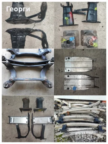 Греди буфери маски и предни и задни мостове - магарета от Мерцедес, снимка 3 - Части - 47654132