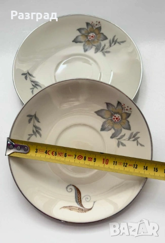 2бр. винтидж чаши за чай или кафе Haas & Czjzek Czechoslovakia, снимка 6 - Чаши - 53210390