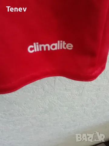 Adidas Climalite нова оригинална червена тениска фланелка размер L, снимка 5 - Тениски - 49966414