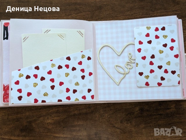 Семеен албум за снимки, подарък за жена, подарък за Осми март, снимка 4 - Романтични подаръци - 53429191