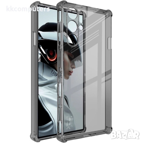 Калъф с протектор IMAK за ZTE nubia Red Magic 9 Pro / 9 Pro+ / 9S Pro / 9S Pro+ 5G – прозрачно TPU A, снимка 2 - Калъфи, кейсове - 52537159