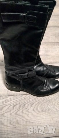 Маркови ботуши от естествена кожа 39номер, снимка 5 - Дамски ботуши - 38959519