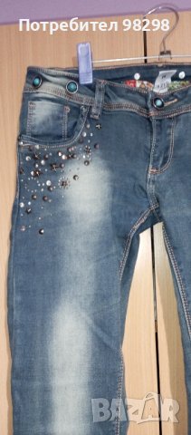 страхотни дамски дънки като нови , снимка 6 - Дънки - 43316417