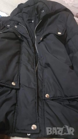 Черно дамско яке,пролет/есен, М размер, снимка 4 - Якета - 35640668