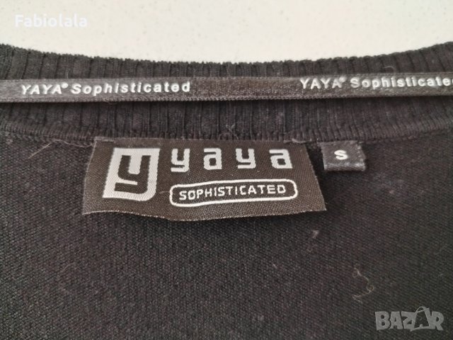 Рокля от трико YAYA с блясък S, снимка 2 - Рокли - 44064384